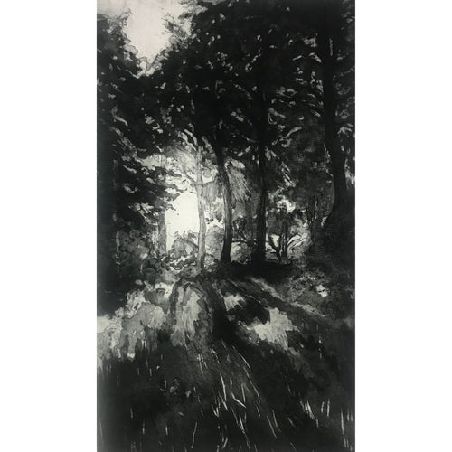 'Unblinded' Etching, Framed