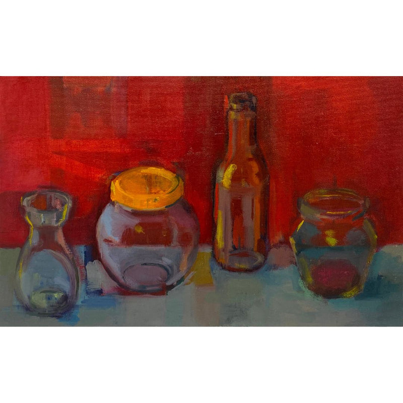 'The Transparency Of Truth, Oil Painting, Framed