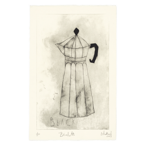 'Bialetti', Drypoint Print, Unframed