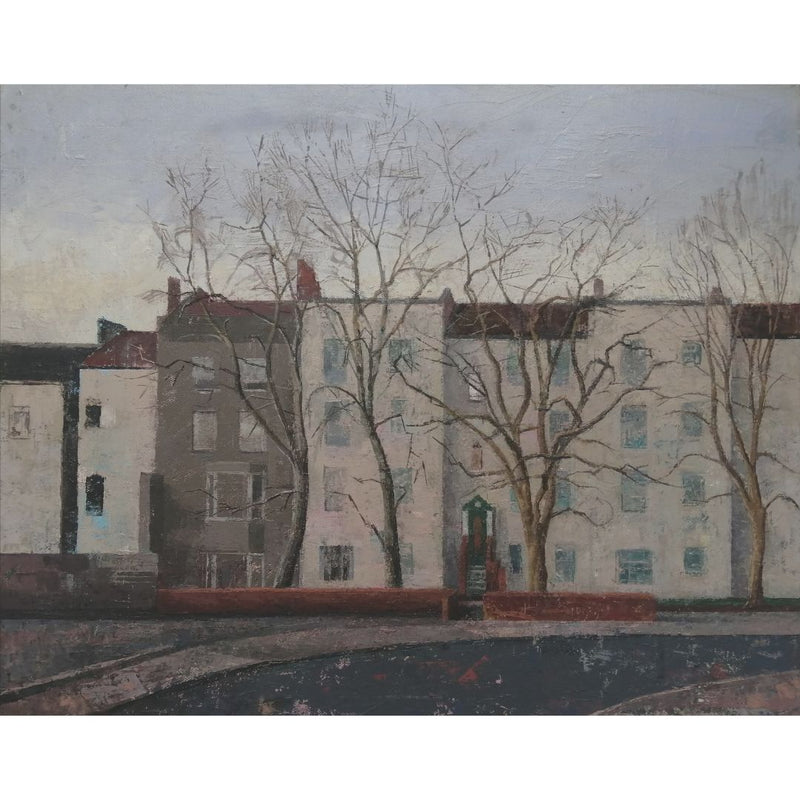 'Winter Trees' Oil Painting, Framed