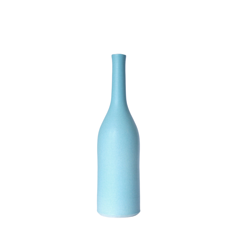 Pale Turquoise Bottle Vase