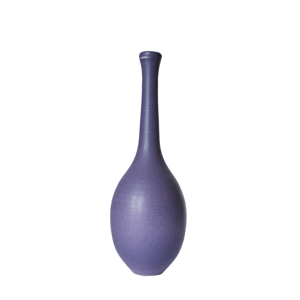 Violet Long-Neck Oval Ceramic Vase (Copy)