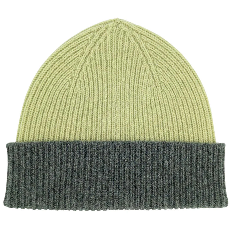 Unisex Beanie Hat - Mint & Soft Green