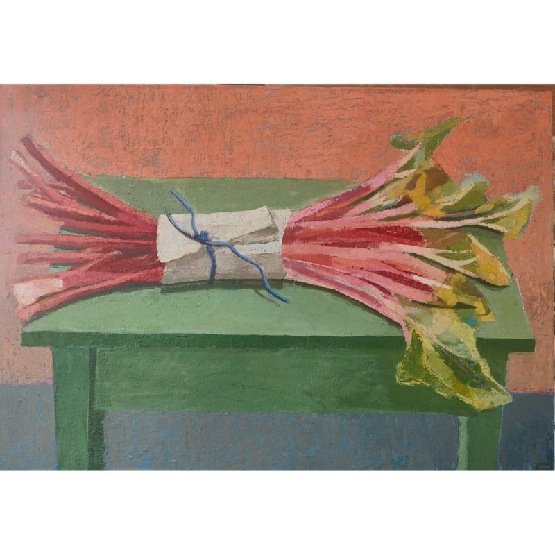 'Early Rhubarb' Oil Painting, Framed