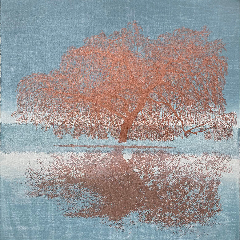 'Riverside' Framed Screen Print