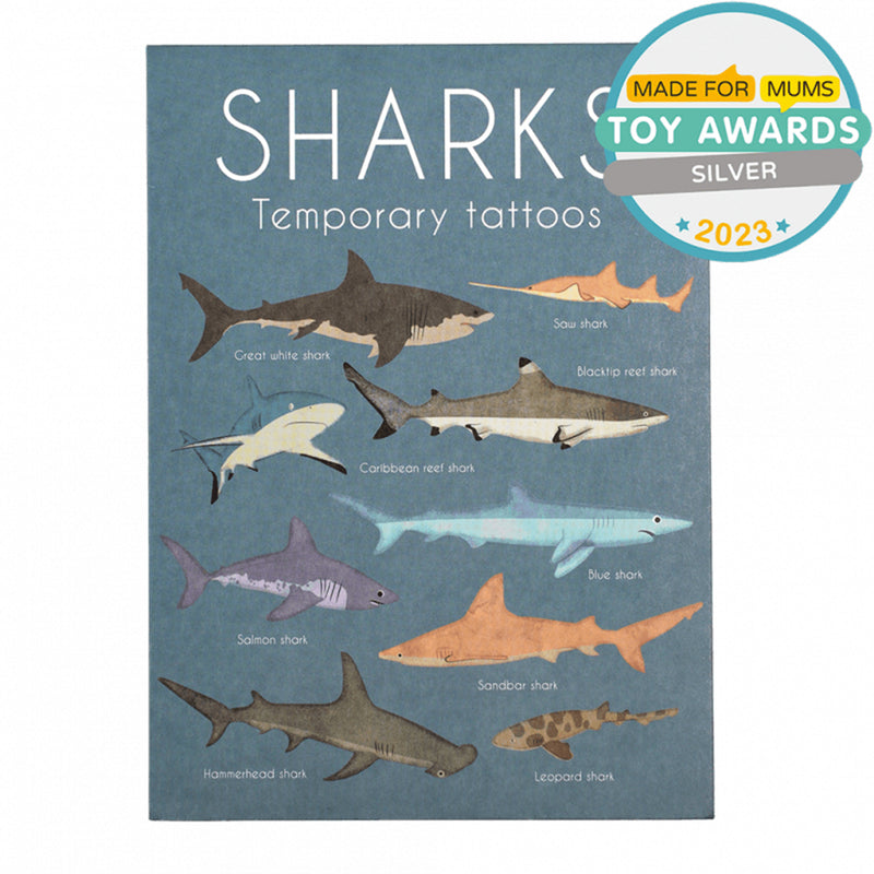 Temporary Tattoos - Sharks