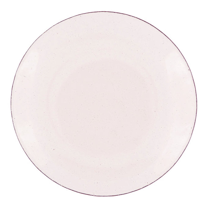Old Rose Handmade Glass Plate
