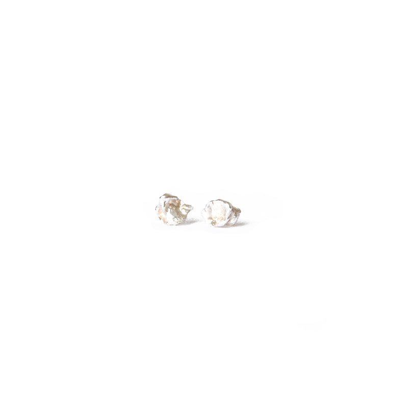 Silver Cast Studs, Small