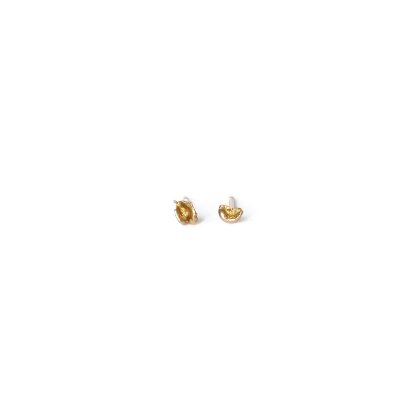 Gold Plated Cast Studs, Small