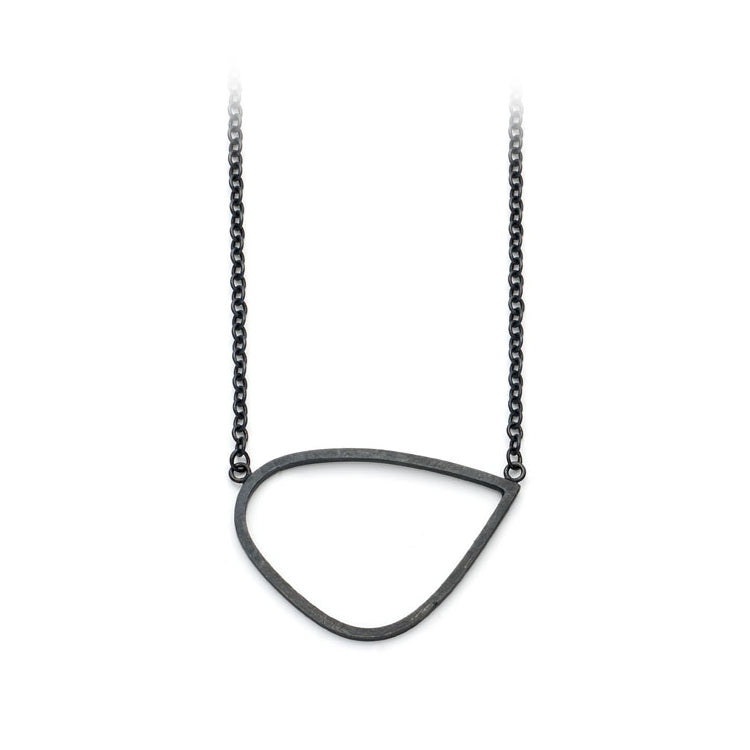 Wing Pendent in Oxidised Silver