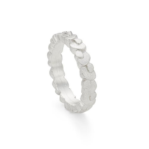 Double Layered Silver Wings Ring