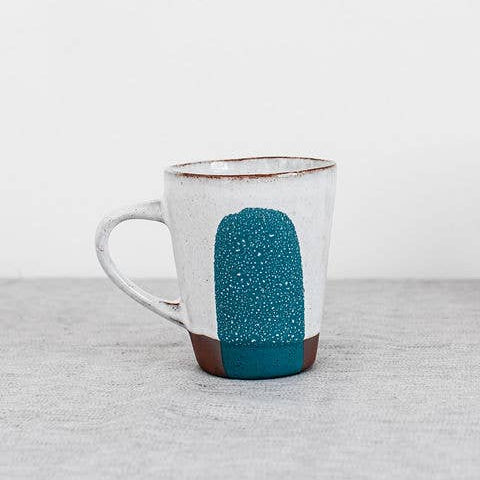 Handmade Contemporary Terracotta Cup | Ocean