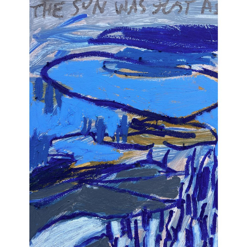 'The Sun Was Just As Harsh', Painting On Panel, Unframed