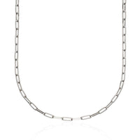 Box Link Chain Necklace | Sterling Silver