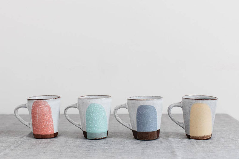 Handmade Contemporary Terracotta Cup | Ocean