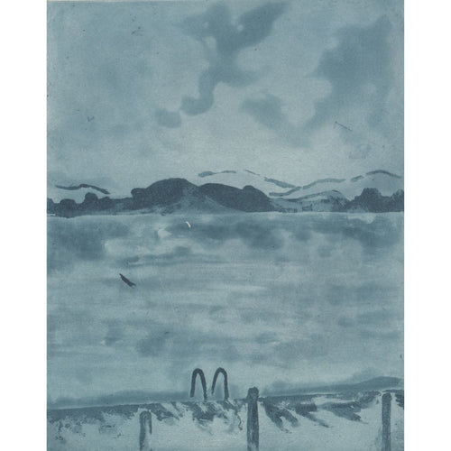 'Across the Water' Etching, Unframed