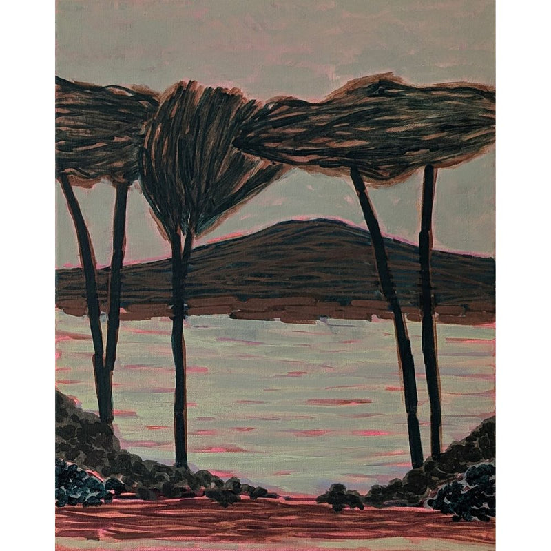 'Breeze no.2' Acrylic On Canvas, Framed