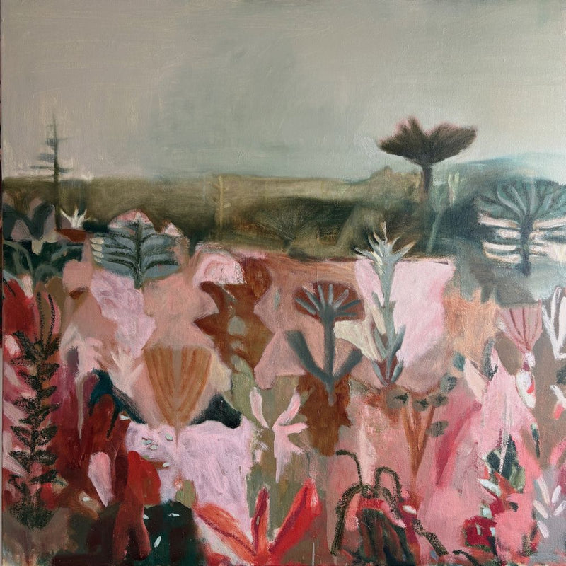 'Borderland' Oil Painting, Framed