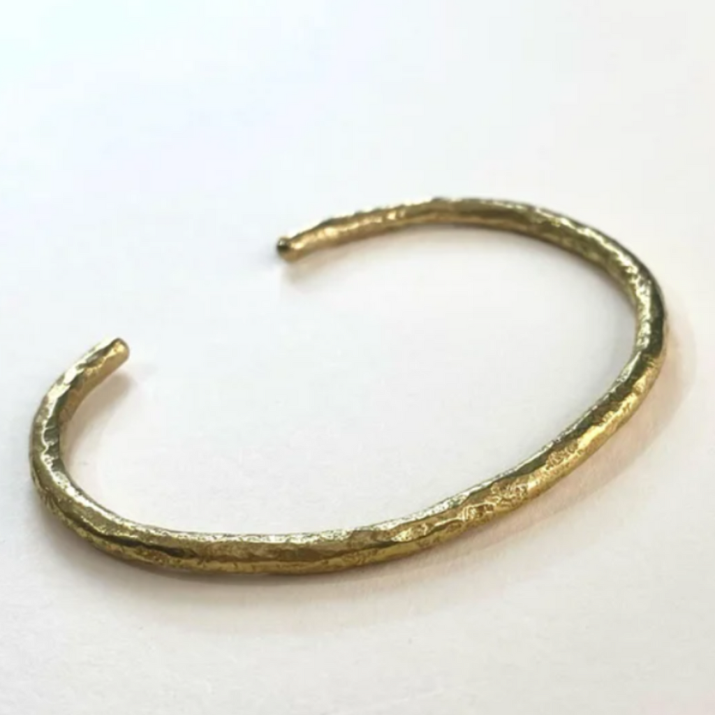 Open Brass Wire Bangle