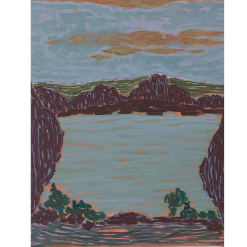 'Bonnards Cloud' Acrylic On Canvas, Framed