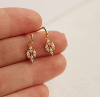 Marquess Victorian Sterling Silver Drop Earrings