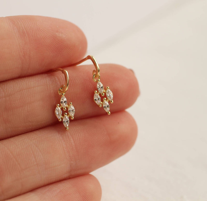 Marquess Victorian Sterling Silver Drop Earrings