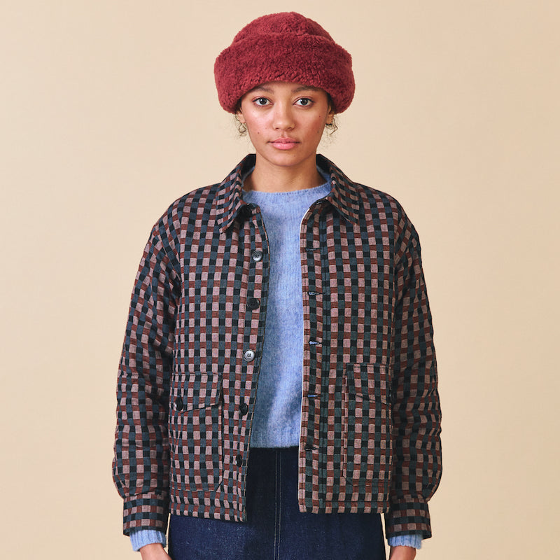 Halo Jacket - Check Pattern