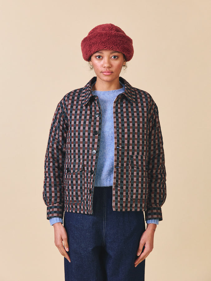 Halo Jacket - Check Pattern