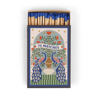 Boxed Matches Peacock Blue