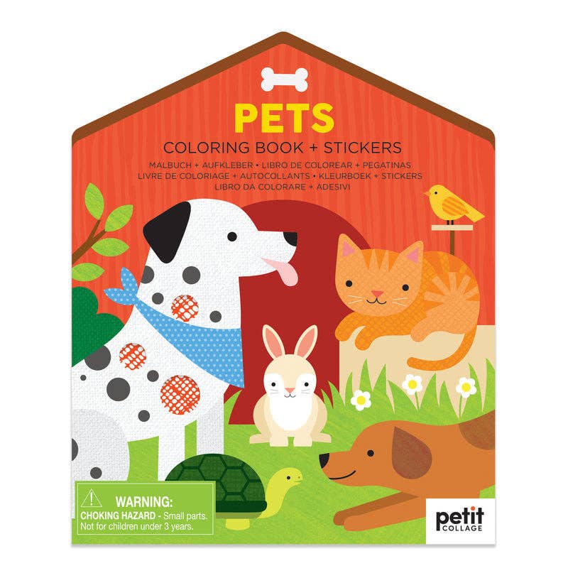 Pets Colouring Book and Stickers