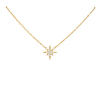 Starburst Necklace with Slider Clasp | 18k Gold Plated