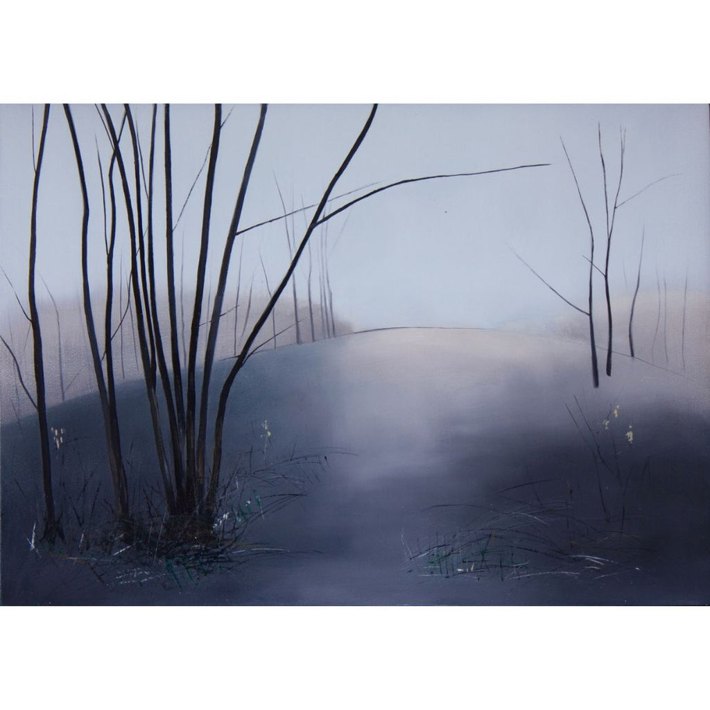 'Thoughts Of Spring IV' Oil on Panel, Framed