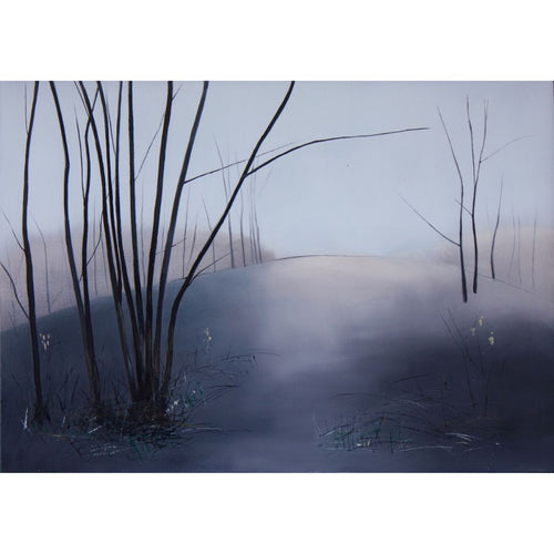 'Thoughts Of Spring IV' Oil on Panel, Framed