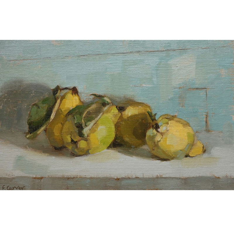 'Four Autumn Quinces', Framed.