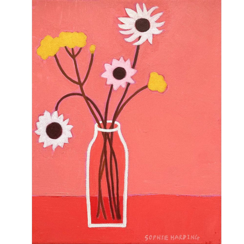 'Dried Flowers At The Honeypot', Framed