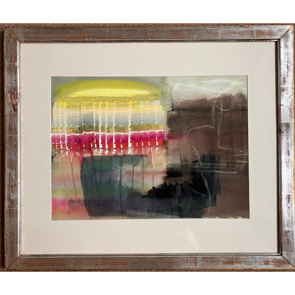 'Avoncliff', Watercolour and Pastel, Framed
