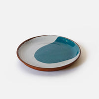 Handmade Terracotta Trinket Dish Tiny Plate | Ocean