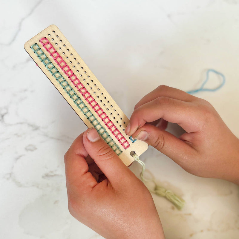 DIY Craft Kit - Make Your Own Stitched Tassel Bookmark