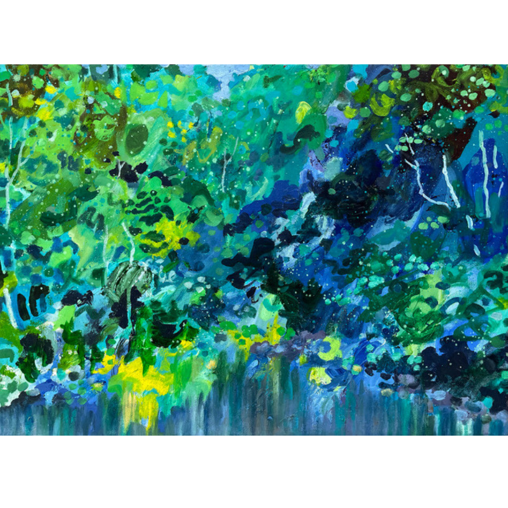 Palette 106 - 'Creek' Unframed Oil Painting