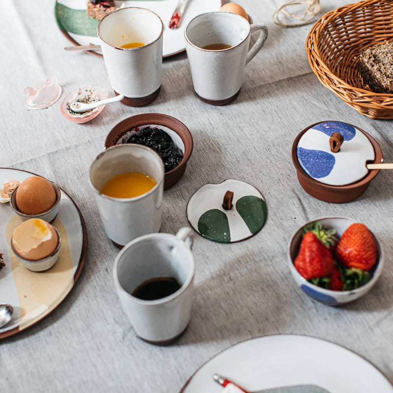 Handmade Contemporary Terracotta Cup | Ocean
