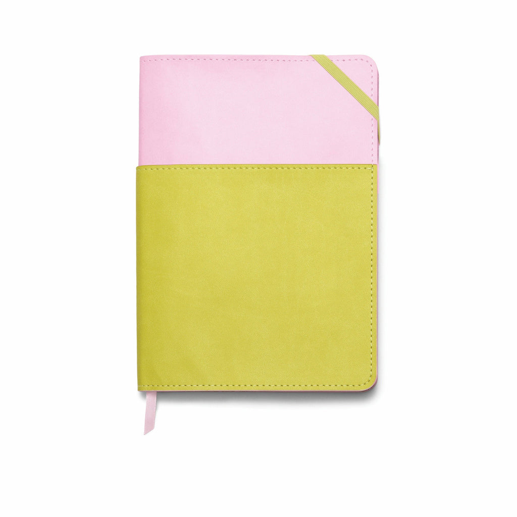 Vegan Leather Pocket Journal | Lilac Matcha