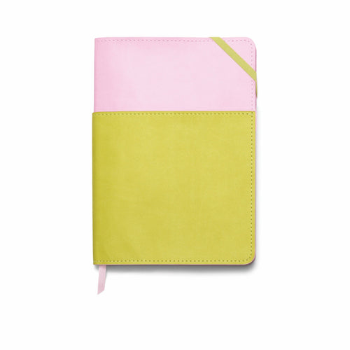 Vegan Leather Pocket Journal | Lilac Matcha