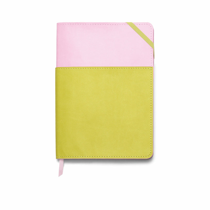 Vegan Leather Pocket Journal | Lilac Matcha