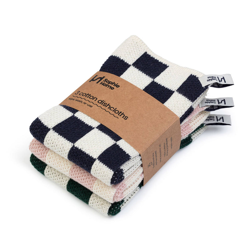 Reusable & Eco-Friendly Cotton Dishcloths | Check Forest
