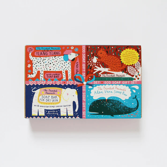 Gift Box of 4 Soap Bars
