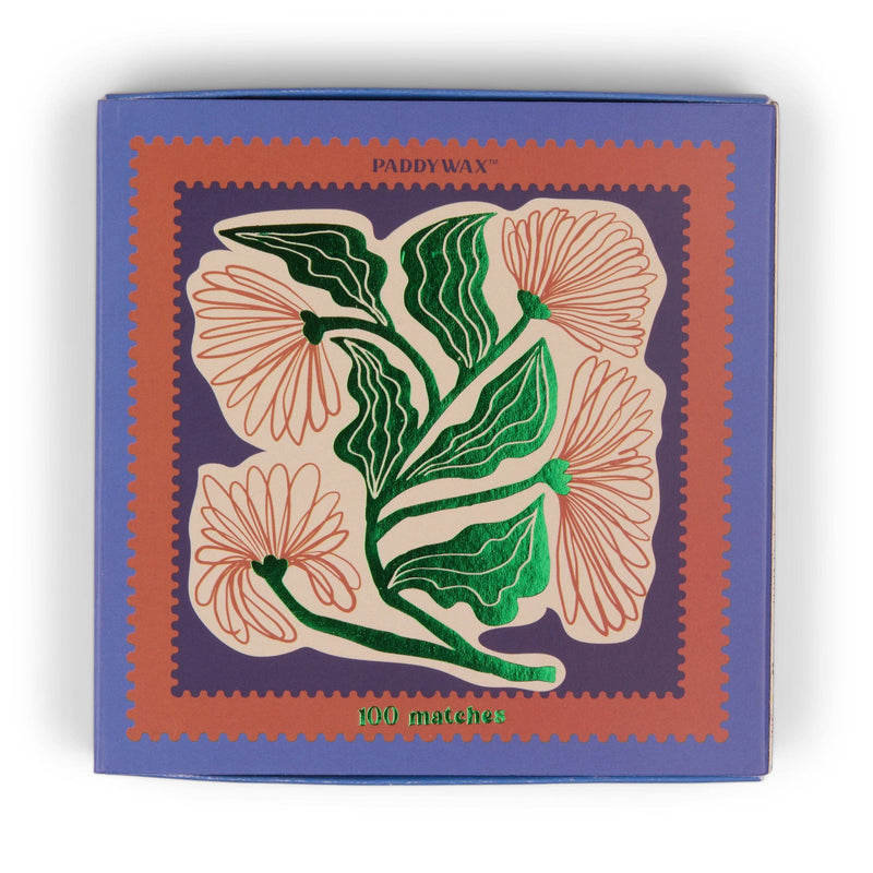 Paddywax Jumbo Boxed Matches - Floral