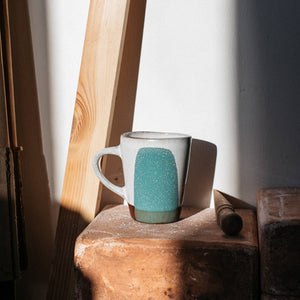 Handmade Contemporary Terracotta Cup | Ocean