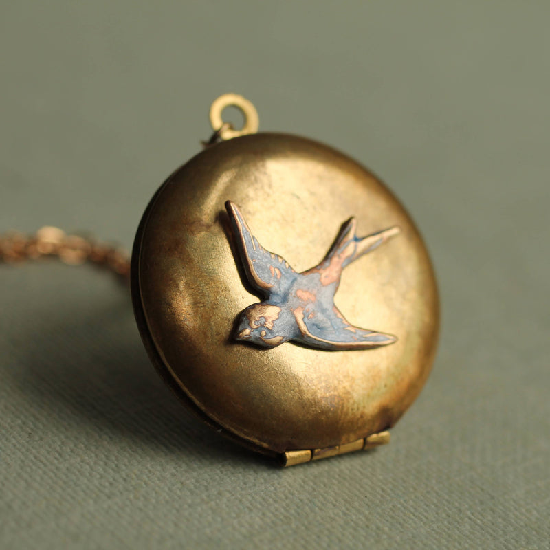 Antique Bird Locket