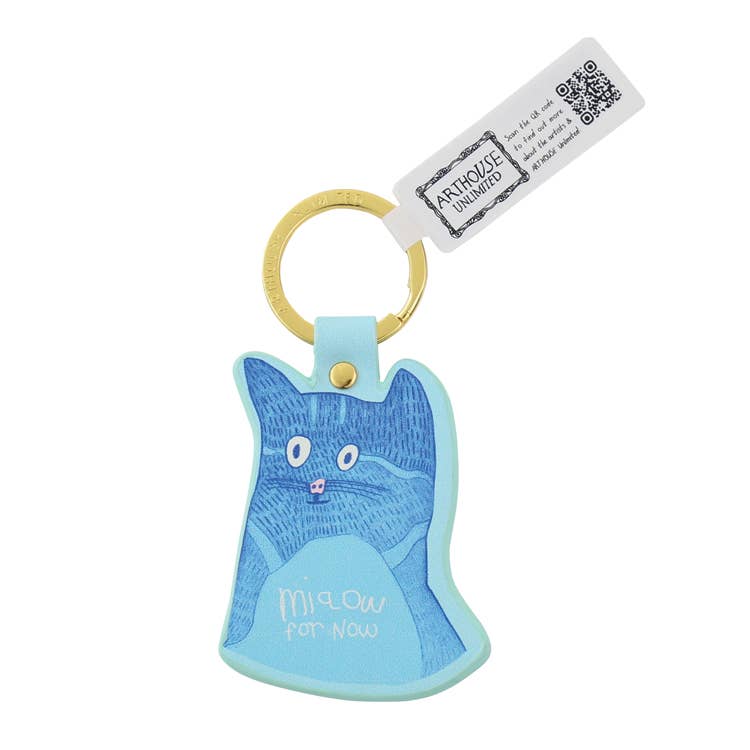 Arthouse Unlimited- Recyled PU Keyring | MIAOW FOR NOW