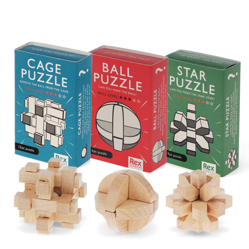 Mini wooden puzzles | Assorted